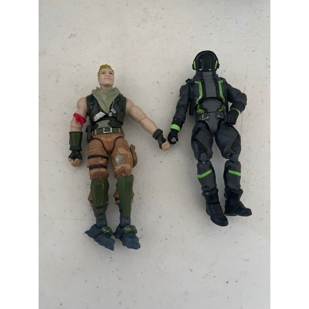 Fortnite Jonesy and Eternal Voyager Action Figure Lot Articulated 4 Inch Figures